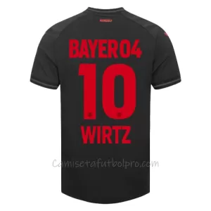Camiseta Bayer 04 Leverkusen Florian Wirtz 10 Hombre 1ª Equipación 23/24