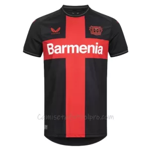 Camiseta Bayer 04 Leverkusen Jeremie Frimpong 30 Hombre 1ª Equipación 23/24