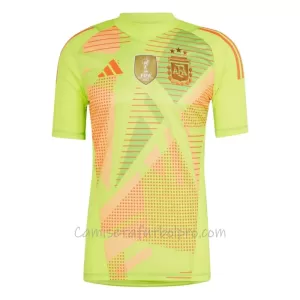 Camiseta Portero Argentina Hombre 2024 Amarillo Camiseta Portero Argentina Hombre 2024 Amarillo