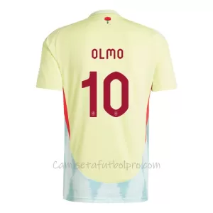Camiseta España Dani Olmo 10 Hombre 2ª Equipación Eurocopa 2024