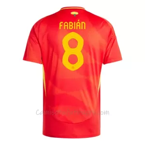 Camiseta España Fabian Ruiz 8 Hombre 1ª Equipación Eurocopa 2024