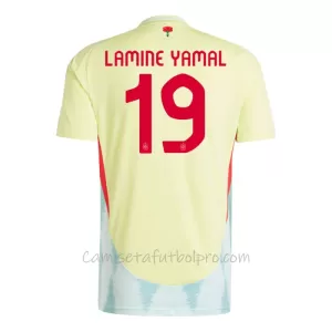 Camiseta España Lamine Yamal 19 Hombre 2ª Equipación Eurocopa 2024