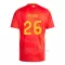 Camiseta España Pedri 26 Hombre 1ª Equipación Eurocopa 2024