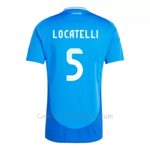 Camiseta Italia Manuel Locatelli 5 Hombre 1ª Equipación Eurocopa 2024