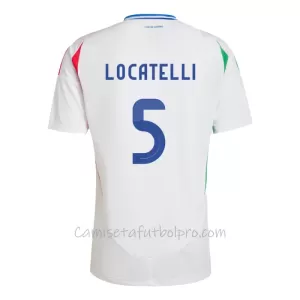 Camiseta Italia Manuel Locatelli 5 Hombre 2ª Equipación Eurocopa 2024