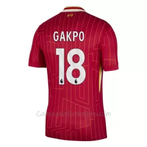 Camiseta Liverpool Cody Gakpo 18 Hombre 1ª Equipación 24/25
