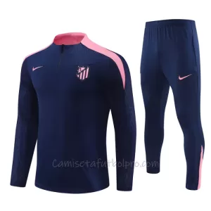 Conjunto de sudadera de entrenamiento Atlético Madrid Hombre 24/25 Navy Conjunto de sudadera de entrenamiento Atlético Madrid Hombre 24/25 Navy