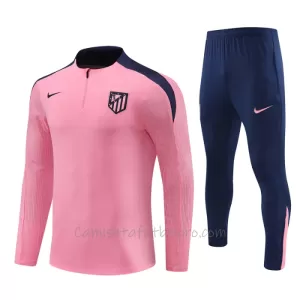 Conjunto de sudadera de entrenamiento Atlético Madrid Hombre 24/25 Rosa Conjunto de sudadera de entrenamiento Atlético Madrid Hombre 24/25 Rosa