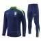 Conjunto de sudadera de entrenamiento Brasil Niños 24/25 Navy