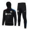 Sudadera de entrenamiento con capucha FC Barcelona Hombre 24/25 Negro
