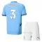 Camiseta Manchester City Rúben Dias 3 Niños 1ª Equipación 24/25