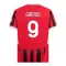 Camiseta AC Milan Olivier Giroud 9 Hombre 1ª Equipación 24/25