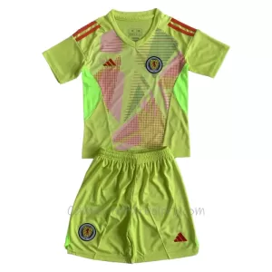 Camiseta Portero Escocia Niños Eurocopa 2024 Amarillo