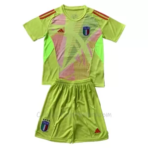 Camiseta Portero Italia Niños Eurocopa 2024 Amarillo