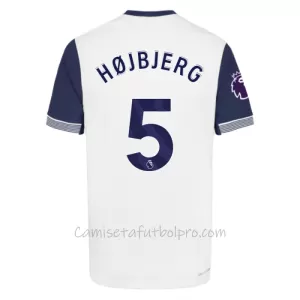 Camiseta Tottenham Hotspur Pierre-Emile Højbjerg 5 Hombre 1ª Equipación 24/25