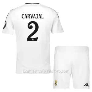 Camiseta Real Madrid Carvajal 2 Niños 1ª Equipación 24/25 Camiseta Real Madrid Carvajal 2 Niños 1ª Equipación 24/25