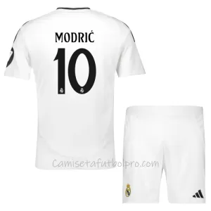 Camiseta Real Madrid Luka Modrić 10 Niños 1ª Equipación 24/25 Camiseta Real Madrid Luka Modrić 10 Niños 1ª Equipación 24/25