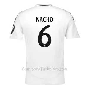 Camiseta Real Madrid Nacho 6 Hombre 1ª Equipación 24/25 Camiseta Real Madrid Nacho 6 Hombre 1ª Equipación 24/25