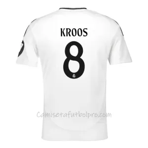 Camiseta Real Madrid Toni Kroos 8 Hombre 1ª Equipación 24/25 Camiseta Real Madrid Toni Kroos 8 Hombre 1ª Equipación 24/25