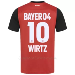 Camiseta Bayer 04 Leverkusen Florian Wirtz 10 Hombre 1ª Equipación 24/25