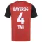 Camiseta Bayer 04 Leverkusen Jonathan Tah 4 Hombre 1ª Equipación 24/25
