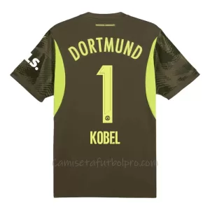 Camiseta Portero Borussia Dortmund Kobel 1 Niños 2ª Equipación 24/25