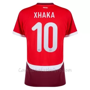 Camiseta Suiza Xhaka 10 Hombre 1ª Equipación Eurocopa 2024