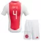 Camiseta AFC Ajax Jorrel Hato 4 Niños 1ª Equipación 24/25