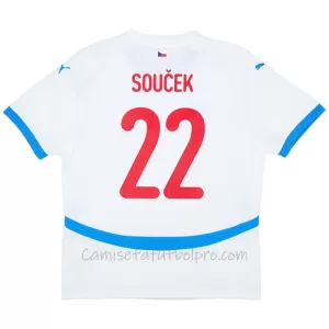 Camiseta República Checa Soucek 22 Hombre 2ª Equipación Eurocopa 2024