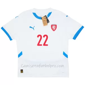 Camiseta República Checa Soucek 22 Hombre 2ª Equipación Eurocopa 2024
