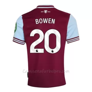 Camiseta West Ham United Bowen 20 Hombre 1ª Equipación 24/25
