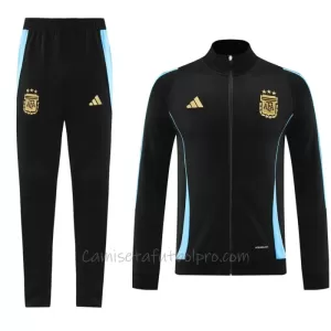Conjunto De Chaqueta De Entrenamiento Argentina Hombre 24/25 Negro