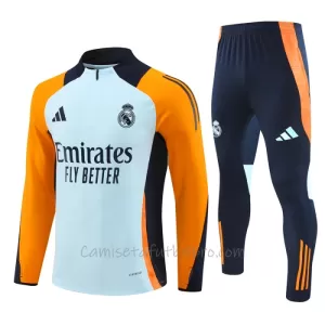 Conjunto de sudadera de entrenamiento Real Madrid Hombre 24/25 Azul Conjunto de sudadera de entrenamiento Real Madrid Hombre 24/25 Azul