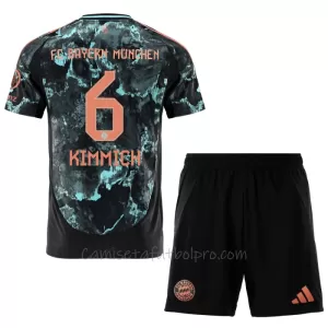 Camiseta FC Bayern Múnich Joshua Kimmich 6 Niños 2ª Equipación 24/25 Camiseta FC Bayern Múnich Joshua Kimmich 6 Niños 2ª Equipación 24/25