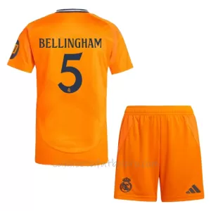 Camiseta Real Madrid Jude Bellingham 5 Niños 2ª Equipación 24/25 Camiseta Real Madrid Jude Bellingham 5 Niños 2ª Equipación 24/25