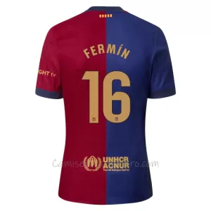 Camiseta FC Barcelona Fermin 16 Hombre 1ª Equipación 24/25 Camiseta FC Barcelona Fermin 16 Hombre 1ª Equipación 24/25