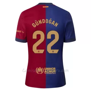 Camiseta FC Barcelona Ilkay Gündogan 22 Hombre 1ª Equipación 24/25 Camiseta FC Barcelona Ilkay Gündogan 22 Hombre 1ª Equipación 24/25