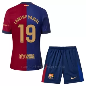 Camiseta FC Barcelona Lamine Yamal 19 Niños 1ª Equipación 24/25 Camiseta FC Barcelona Lamine Yamal 19 Niños 1ª Equipación 24/25