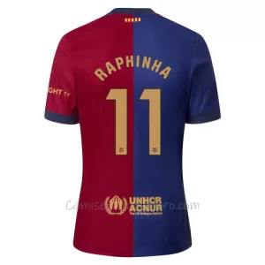Camiseta FC Barcelona Raphinha 11 Hombre 1ª Equipación 24/25 Camiseta FC Barcelona Raphinha 11 Hombre 1ª Equipación 24/25