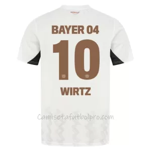 Camiseta Bayer 04 Leverkusen Florian Wirtz 10 Hombre 2ª Equipación 24/25