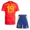 Camiseta España Lamine Yamal 19 Niños 1ª Equipación Eurocopa 2024