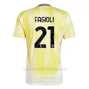 Camiseta Juventus Fagioli 21 Hombre 2ª Equipación 24/25