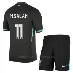 Camiseta Liverpool Mohamed Salah 11 Niños 2ª Equipación 24/25