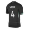 Camiseta Liverpool Virgil van Dijk 4 Hombre 2ª Equipación 24/25