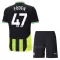 Camiseta Manchester City Phil Foden 47 Niños 2ª Equipación 24/25