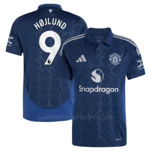 Camiseta Manchester United Rasmus Højlund 9 Hombre 2ª Equipación 24/25 Camiseta Manchester United Rasmus Højlund 9 Hombre 2ª Equipación 24/25