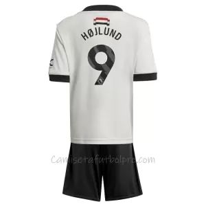 Camiseta Manchester United Rasmus Højlund 9 Niños 3ª Equipación 24/25 Camiseta Manchester United Rasmus Højlund 9 Niños 3ª Equipación 24/25