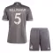 Camiseta Real Madrid Jude Bellingham 5 Niños 3ª Equipación 24/25