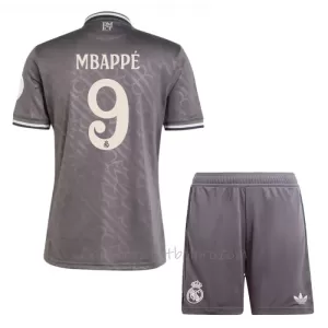 Camiseta Real Madrid Kylian Mbappé 9 Niños 3ª Equipación 24/25 Camiseta Real Madrid Kylian Mbappé 9 Niños 3ª Equipación 24/25