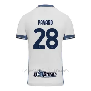 Camiseta Inter de Milán Benjamin Pavard 28 Hombre 2ª Equipación 24/25 Camiseta Inter de Milán Benjamin Pavard 28 Hombre 2ª Equipación 24/25